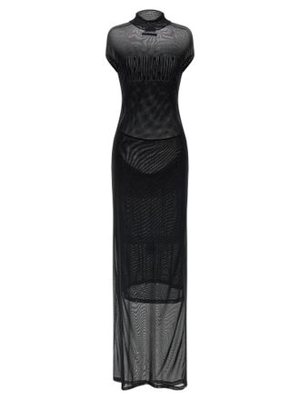 Jean Paul Gaultier Womens Flocked Dress