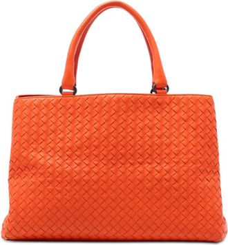 Bottega Veneta Pre-owned Bottega Veneta Nappa Intrecciato Milano Tote Ladies 74OOWP3G3FQEP2G1