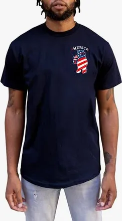 Riot Society Merica Bear Graphic T-Shirt in Navy at Nordstrom Rack, Size X-Large