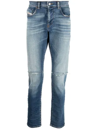 Diesel low-rise skinny jeans - men - Cotton/Spandex/Elastane - 31/32 - Blue