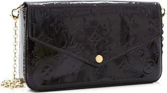 Louis Vuitton Felicie Pochette gelakte crossbodytas met monogram - Paars