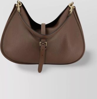 Etro hammered calf leather shoulder bag