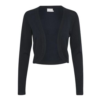 Kaffe Midnight Marine Bolero Sweater - - Knitwear - Donna - Blu - 4XL