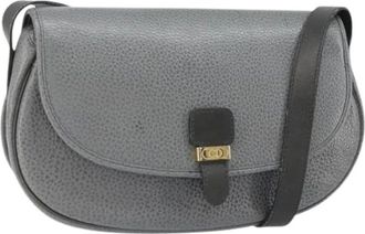Dior Pre-owned Cross Body Bags, female, Gray, Size: ONE SIZE Pre-owned Vintage Shoulder Bag