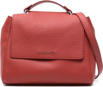Orciani Sveva Soft leather tote bag - women - Calf Leather - OS - Orange