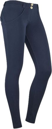 Freddy Leggings FREDDY Leggings WRUP2LC001ORG, Damen, Gr. XL, EURO, blau (schwarz sapphire), Obermaterial: 81% Baumwolle CO. 19% Elasthan EL., Hosen Leggings