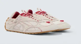 Bottega Veneta Orbit Flash suede-trimmed sneakers