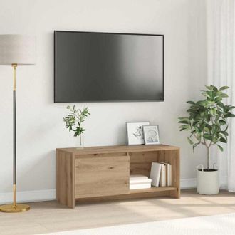 vidaXL Vidaxl - Supporto tv rovere artigianale 90 x 35 x 40 cm