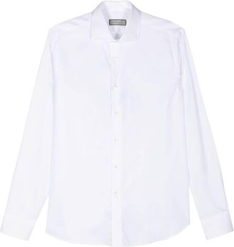 Canali cotton shirt - men - Cotton - 39 - White