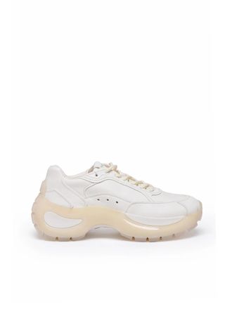 Sportmax White Leather Urta Sneakers