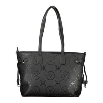 Mario Valentino Tote Bags, female, Black, Size: ONE SIZE Convertible Tote Bag