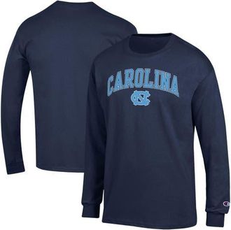 Champion Mens Champion Navy North Carolina Tar Heels Arch Over Logo Long Sleeve T-Shirt at Nordstrom, Size Xx-Large