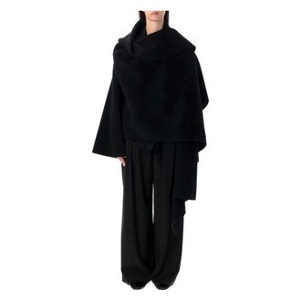 Alberta Ferretti Dames, Blouses & Shirts, Zwart, Maat: XS Wol