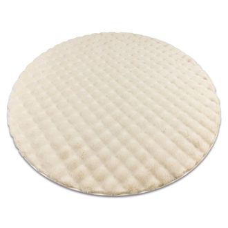 RugsX RugsX Bubble Rug in Beige | Size: 160 cm diameter