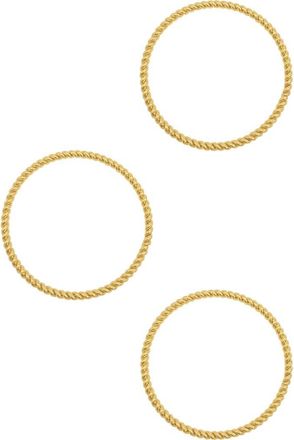 Adornia Set of 3 Rope Bangle Bracelets in Gold at Nordstrom Rack