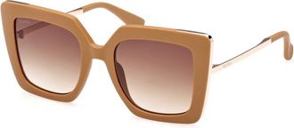 Max Mara Dames, Accessoires, Beige, Maat: 52 MM