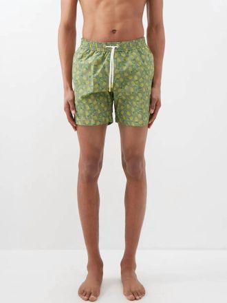 Hartford Military Swim Short In Green