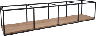 Hhg [nunca Usado] Estanter&iacute;a De Pared Hhg-593, Estanter&iacute;a Colgante, Estanter&iacute;a De Madera, Estanter&iacute;a Suspendida, Estilo Industrial Y Shabby Chic, Madera D