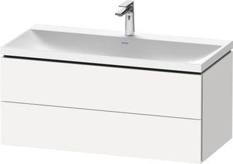 Duravit Duravit L-cube C-shaped Ensemble Suspendu, 2 Tiroirs, Sans