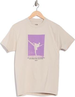 Obey Real Life Cotton Graphic T-Shirt in Silver Grey at Nordstrom Rack, Size Medium