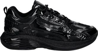 Plein Sport Pegasus Sneakers - Heren - Hardloopschoenen - Zwart - 42 EU - Leer - Fitness