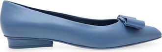 Ferragamo Ladies Blue Flats, US Size 4.5