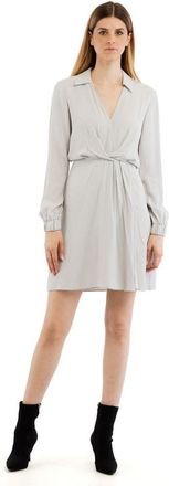 Patrizia Pepe Gray Viscose Casual Womens Dress