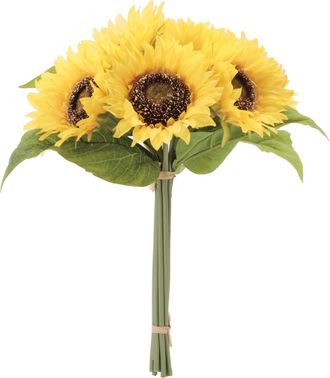 Melrose International Sunflower Floral Bundle (Set of 2) - Yellow, Green
