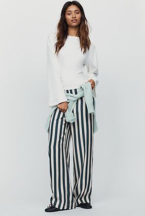 The Tiny Big Sister High Rise Striped Pants