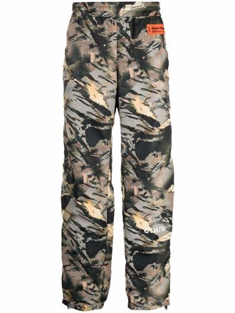 Heron Preston camouflage-print track pants - men - Polyamide/Polyester - M - Green