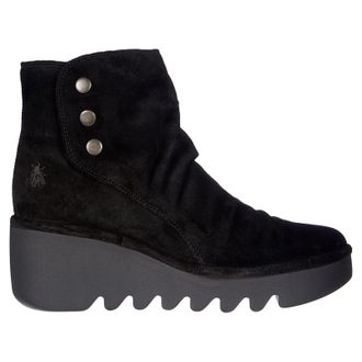 FLY London BROM344FLY Suede Womens Ankle Boots - Black - Size:UK 4