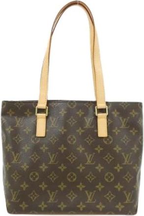 Louis Vuitton Pre-owned Monogram Tote Bag - Dames - Vintage Shopper - Bruin - ONE Size - Vintage