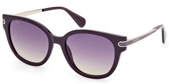 Max & Co. MO0121 81Z Womens Sunglasses Purple Size 55