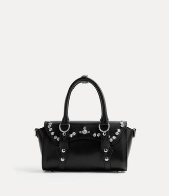 Vivienne Westwood Bettina Mini Crossbody Smooth Leather + Studs 1 Black