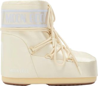 Moon Boot Lage Parelmoer Icon Laars - Dames - Winterlaarzen - Beige - 36 EU - Schoenen