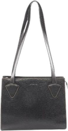 Loewe Pre-owned Leren Tote Bag - Dames - Vintage Schoudertas - Zwart - ONE Size - Leer - Vintage