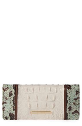 Brahmin Ady Croc Embossed Continental Wallet in Multi Genoa at Nordstrom