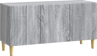 vidaXL Mueble De Tv 99 X 34,5 X 50 Cm Gris Sonoma Madera De Ingenier&iacute;a Vidaxl