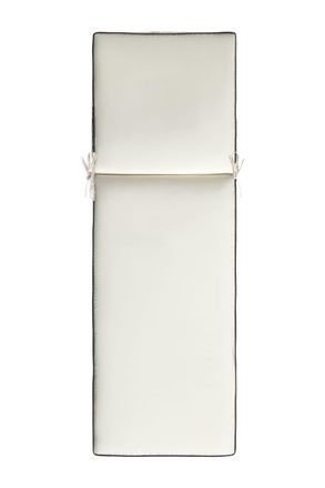 Calma House Colchoneta de tumbona color crudo 60x180x5