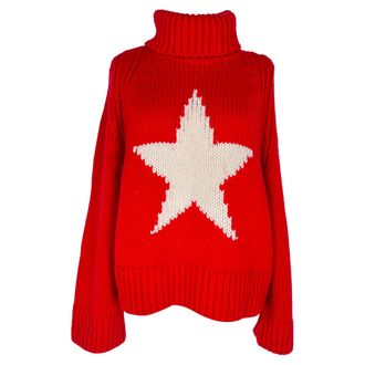 Goldbergh Beauty Star Knitwear Sweater in Red Wool