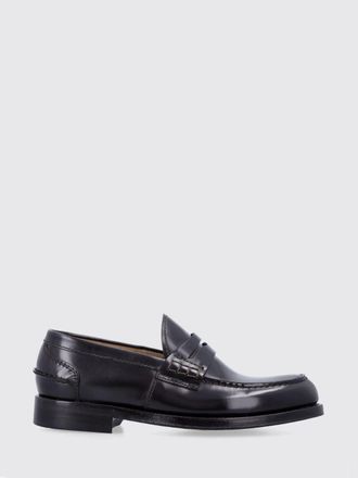 Green George Loafers Men color Dark