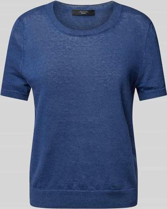 Max Mara Strickpullover mit 1/2-Arm Modell PANCONE in Marine, Größe XL