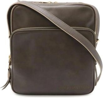 Louis Vuitton Vintage, unisex, Bruin, ONE Size, Leer, Pre-owned Trott Leren Schoudertas