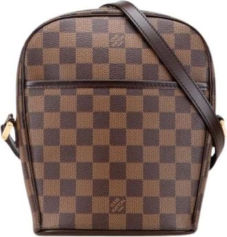 Louis Vuitton Pre-owned Cross Body Bags, female, Brown, Size: ONE SIZE Pre-owned Vintage Canvas Cross Body Bag