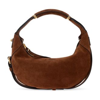 Moschino Logo Tas - Dames - Tassen - Bruin - Maat: ONE Size Leer
