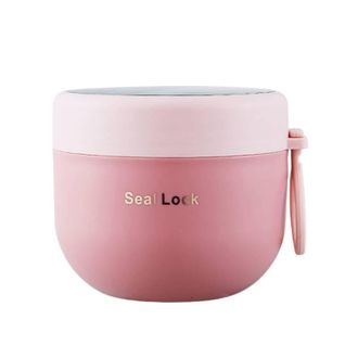 OEM Taza Para Sopa De Acero Inoxidable - Taza Para Sopa Con Aislamiento De Doble Pared De 600 Ml Taza T&eacute;rmica A Prueba De Fugas Para Sopas Y Comidas Calie