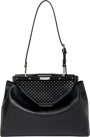 Fendi My Peekaboo Medium - Dames - Tassen - Zwart - Maat: ONE Size Leer