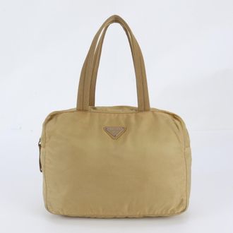 Prada Beige Handbag Shoulder Bag Tote Bag (Pre-Owned)