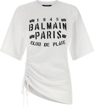 Balmain BlackWhite Balmain Club T-shirt
