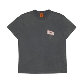 Nudie Jeans ROY Salty Tracks T-Shirt - male - Nudie Jeans - T-Shirts - Gray - M - Tops